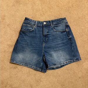 Zara Dark Wash Jean Shorts